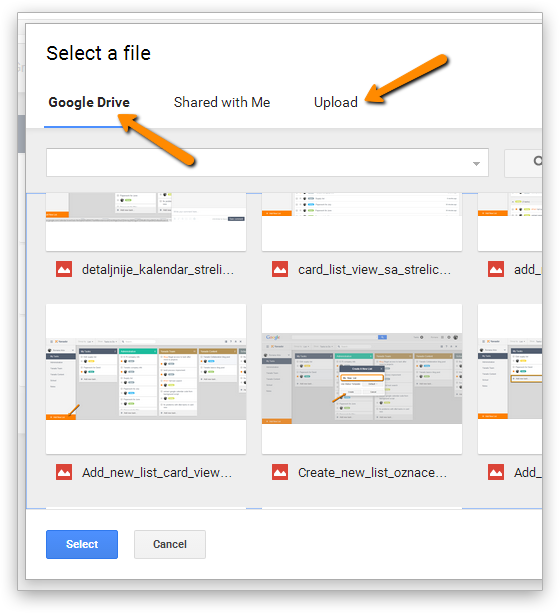 how to upload an excel file to google drive